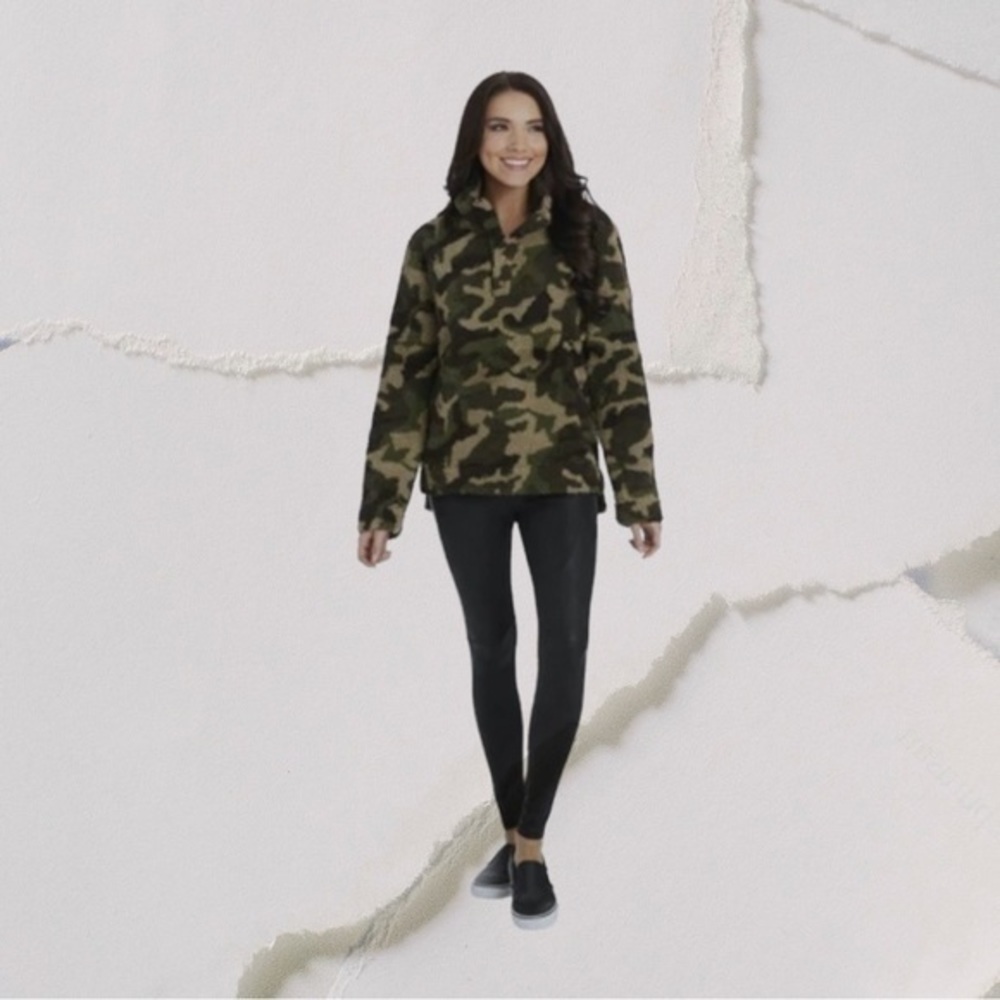 Army Sherpa hoodie, zip up jacket - Picture 5 of 6
